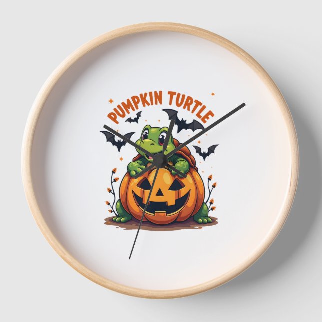 Pumpkin Turtle Uhr (Vorderseite)