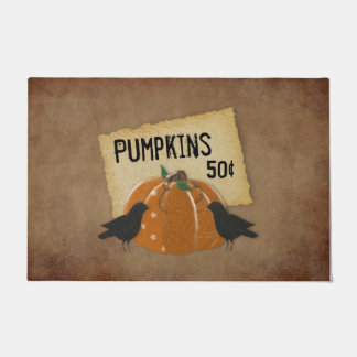Pumpkin und Crows Door Mat Fußmatte