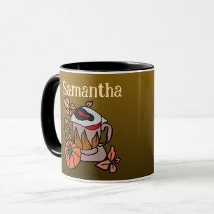Pumpkin und gebrautes Auge Vibes to Perfection Kaf Tasse