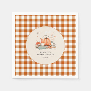 Pumpkin und Gewürz und alles Nizza Baby Dusche Serviette