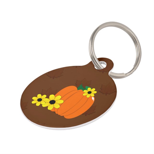 Pumpkin und schwarz-mit Augen Susans Tiermarke (Seite)