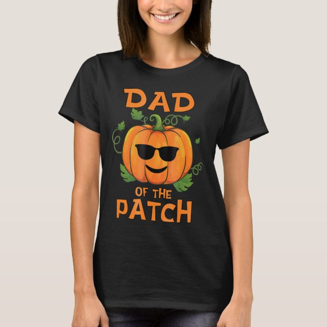 Pumpkin Vater der Patch T - Shirt Familie Hallowee (Vorderseite)