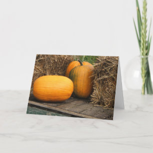 Pumpkin Wagon Saasonal Karte
