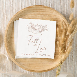 Pumpkin Wedding Serviette