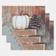 Pumpkin White Herbst Rustikales Landhaus