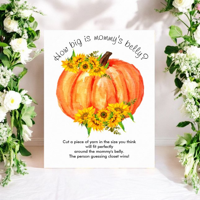 Pumpkin Wie groß ist Mama's Bauch Game Poster (Von Creator hochgeladen)