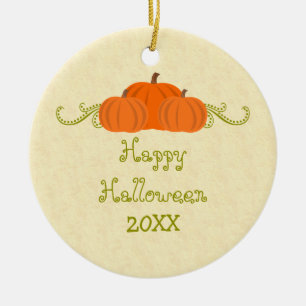 Pumpkin Wirbel Halloween Ornament