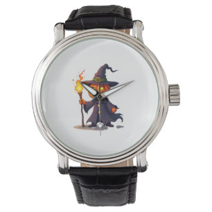 Pumpkin Wizard - Magisches Halloween-Zauberer-T-Sh Armbanduhr