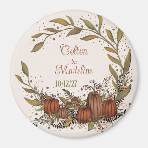 Pumpkin Wreath Inspirivity Wedumn Magnet