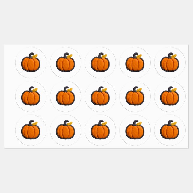 PumpkinLabels Etiketten (Blatt)