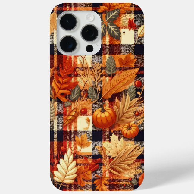 Pumpkins Ahorn Blätter Herbstplatten Case-Mate iPhone Hülle (Rückseite)
