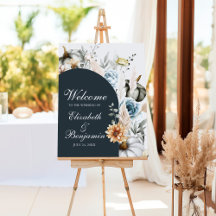 Pumpkins Arch und Wildblumen Willkommen