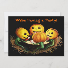 Pumpkins bei Cards Halloween-Party Einladung