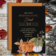 Pumpkins Black Friendsgiving Fest