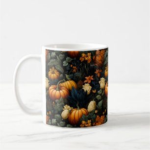 Pumpkins Blumenkunst Tasse