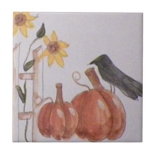 Pumpkins Crow Country Folks Fliese