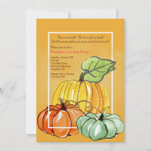Pumpkins Drei Einladung