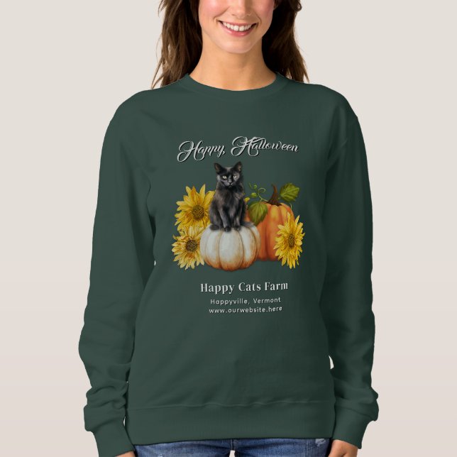 Pumpkins Farm Name Fall Saison Sweatshirt (Vorderseite)