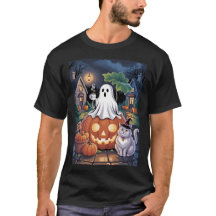 Pumpkins For Sale & Caffeine Ghost With Cat