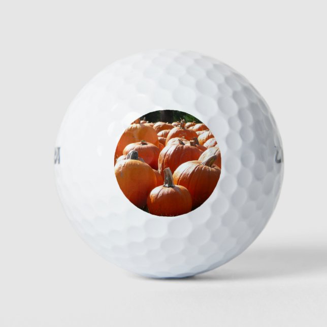 Pumpkins Foto für Herbst, Halloween oder Erntedank Golfball (Vorderseite)