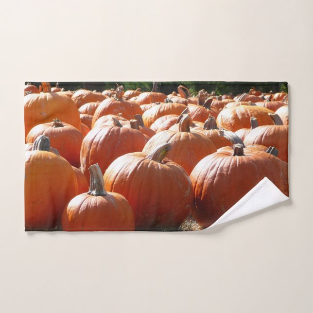 Pumpkins Foto für Herbst, Halloween oder Erntedank Handtuch (Handtuch)