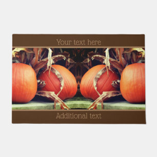 Pumpkins Getrocknete Maisställe Herbst Personalisi Fußmatte