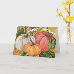 Pumpkins Halloween Card - Malerei Karte