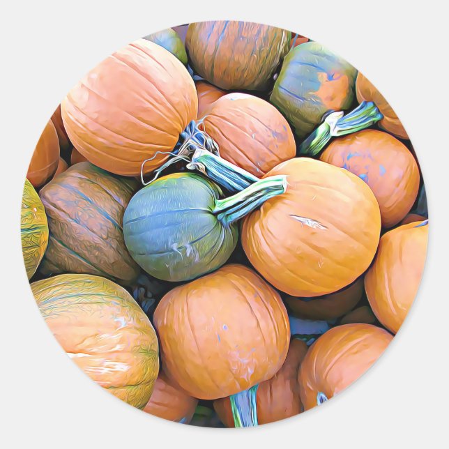 Pumpkins Halloween Stickers (Vorderseite)