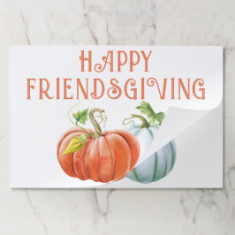 Pumpkins Happy Friendsgiving Fallpapier Tischset