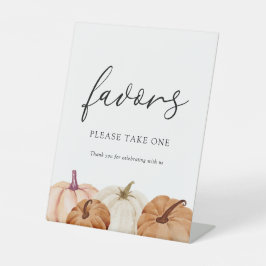 Pumpkins Lieblingsunterschrift Sockelschild