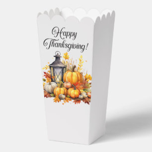 Pumpkins Maple Tree Blätter Lampe Erntedank Geschenkschachtel