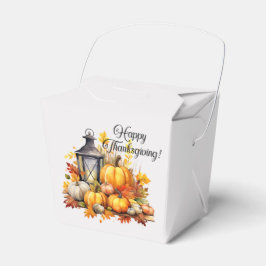 Pumpkins Maple Tree Blätter Lampe Erntedank Geschenkschachtel