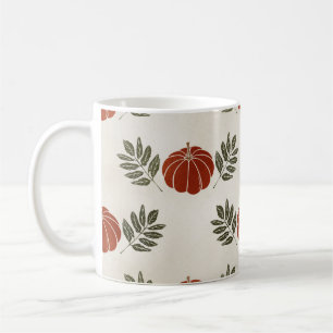 Pumpkins mit grünem Fall Kaffeetasse