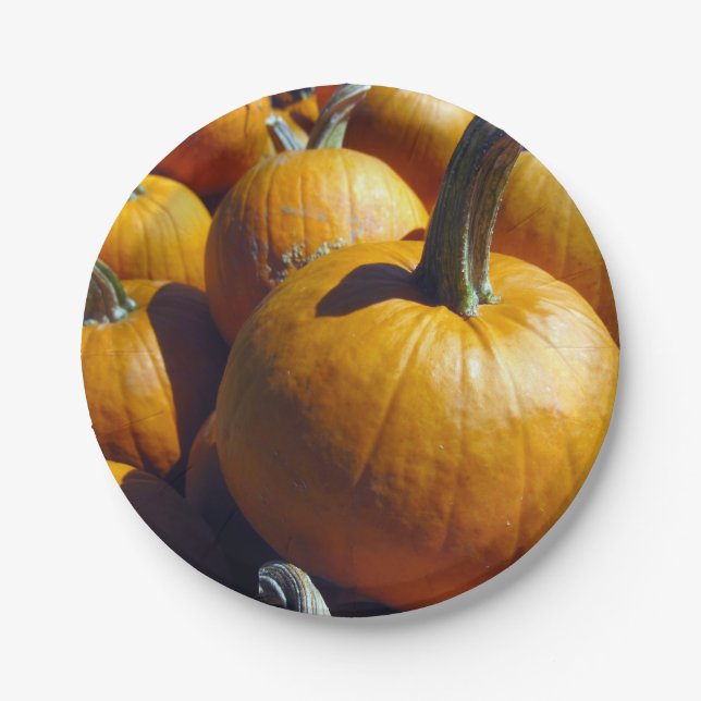 Pumpkins Paper Teller - 7 Zoll (Vorderseite)
