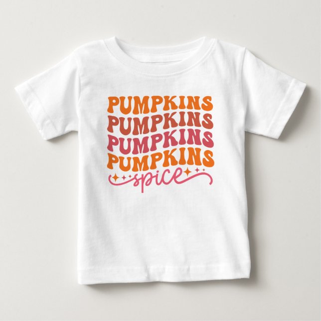 Pumpkins Pumpkins Pumpkins Pumpkins Gewürze Baby T-shirt (Vorderseite)