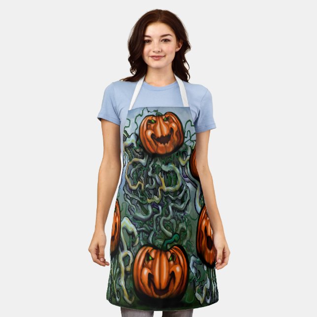 Pumpkins-Schürze Schürze (Getragen)