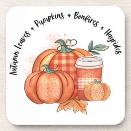 PUMPKINS UND BONFIRES GETRÄNKEUNTERSETZER