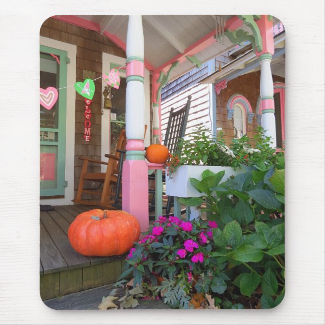 Pumpkins und Herz - Martha's Vineyard Mousepad (Vorne)