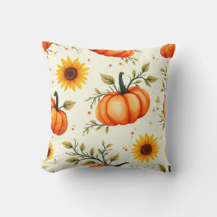 Pumpkins und Sonnenblumen, Autor Natasha Us Kissen