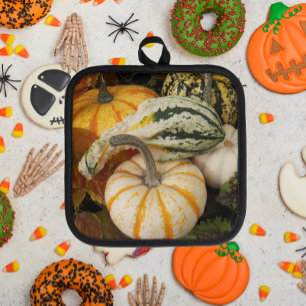 Pumpkins und Squash Still Life Topflappen