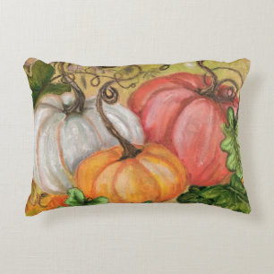 Pumpkins - Wasserfarbe Dekokissen