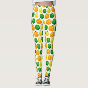 Pumpkins Wasserfarbmuster Leggings