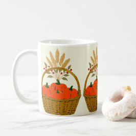 ☕ **Pumpkins & Wheat Basket Mug Kaffeetasse