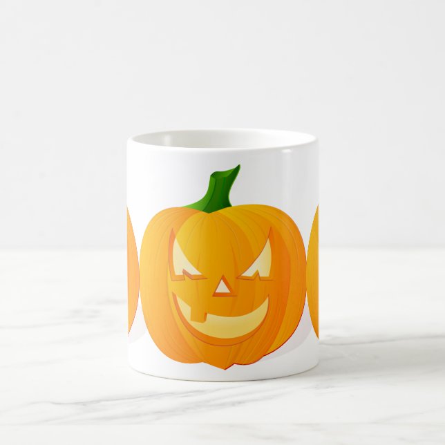 Pumpkins White Coffee Tasse (Mittel)