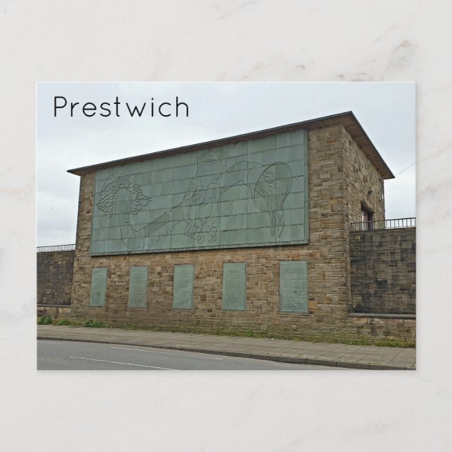 Pumpstation für den Wärmepark Postkarte (Vorderseite)