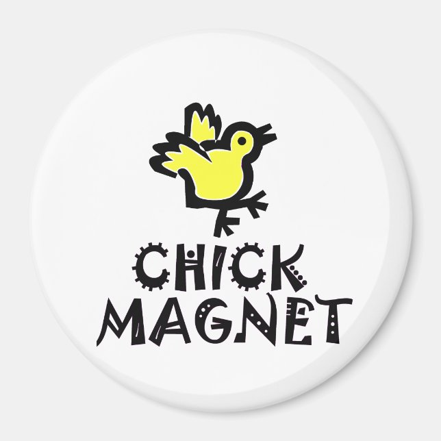 Pun - Aimant de poussette avec poussin bébé (Devant)
