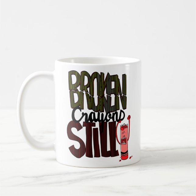 Pun Broken Kaffeetasse (Links)