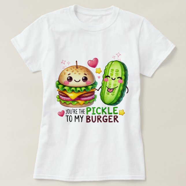 Pun de nourriture amusant T-shirt de Valentine - " (Design devant)