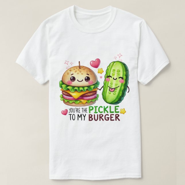 Pun de nourriture amusant T-shirt de Valentine - " (Design devant)