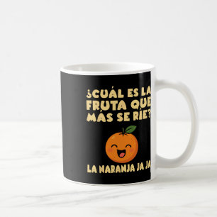 Pun Frucht Witz Lustig Maestra Schule Spanischlehr Kaffeetasse
